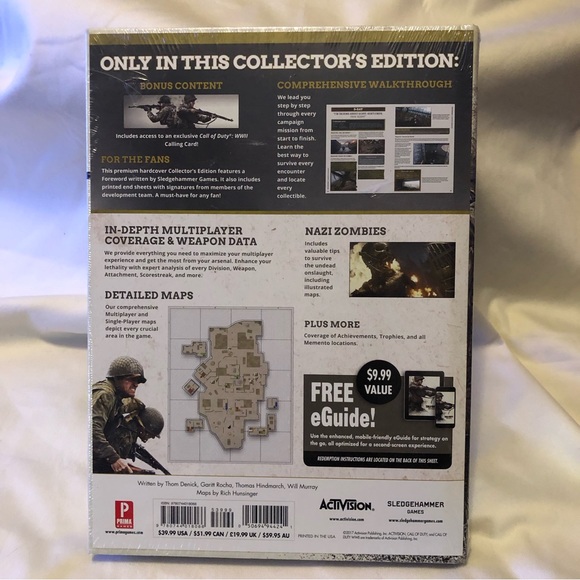 SLEDGEHAMMER GAMES CALL OF DUTY WWII Collector’s Edition Guide - Picture 4 of 12